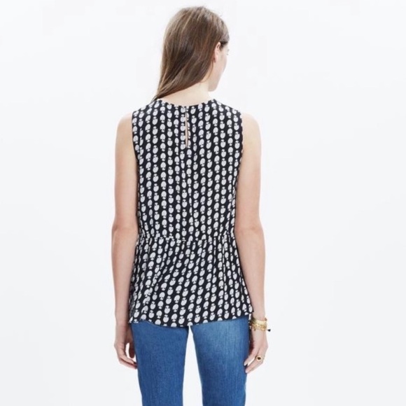 Madewell Bloomstamp Ruffle Tank Top - Picture 9 of 10